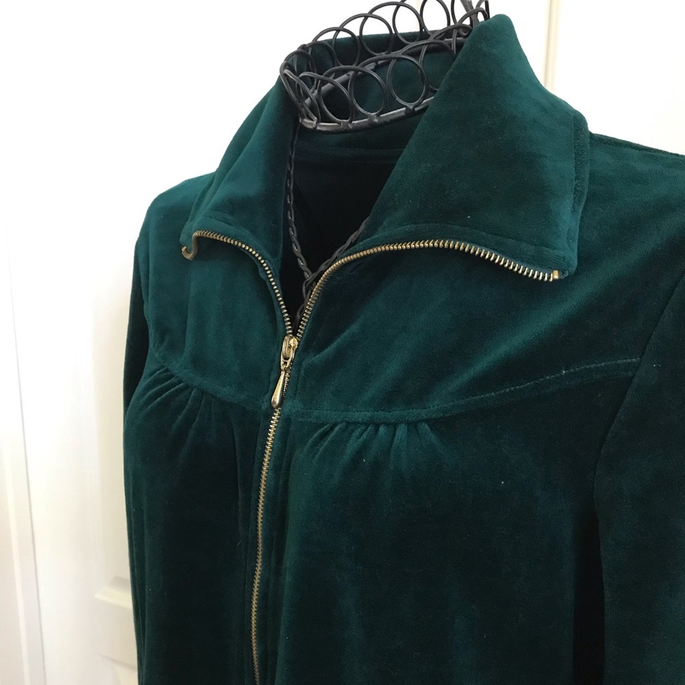 Green Velour Jacket